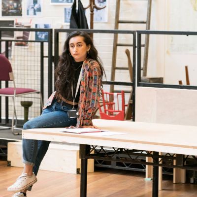 Ashna Rabheru in the rehearsals for Top Girls.